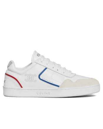 Celine Unisex Ct-10 Celine Trainer Low Lace-Up Sneaker White