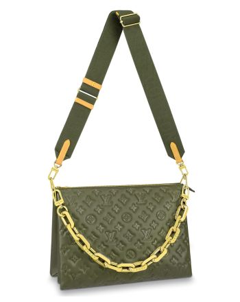 Louis Vuitton Coussin MM Bag M57782 Khaki